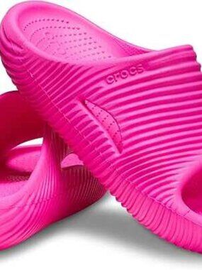 Crocs Unisex-Adult Mellow Recovery Slides Pink Crush